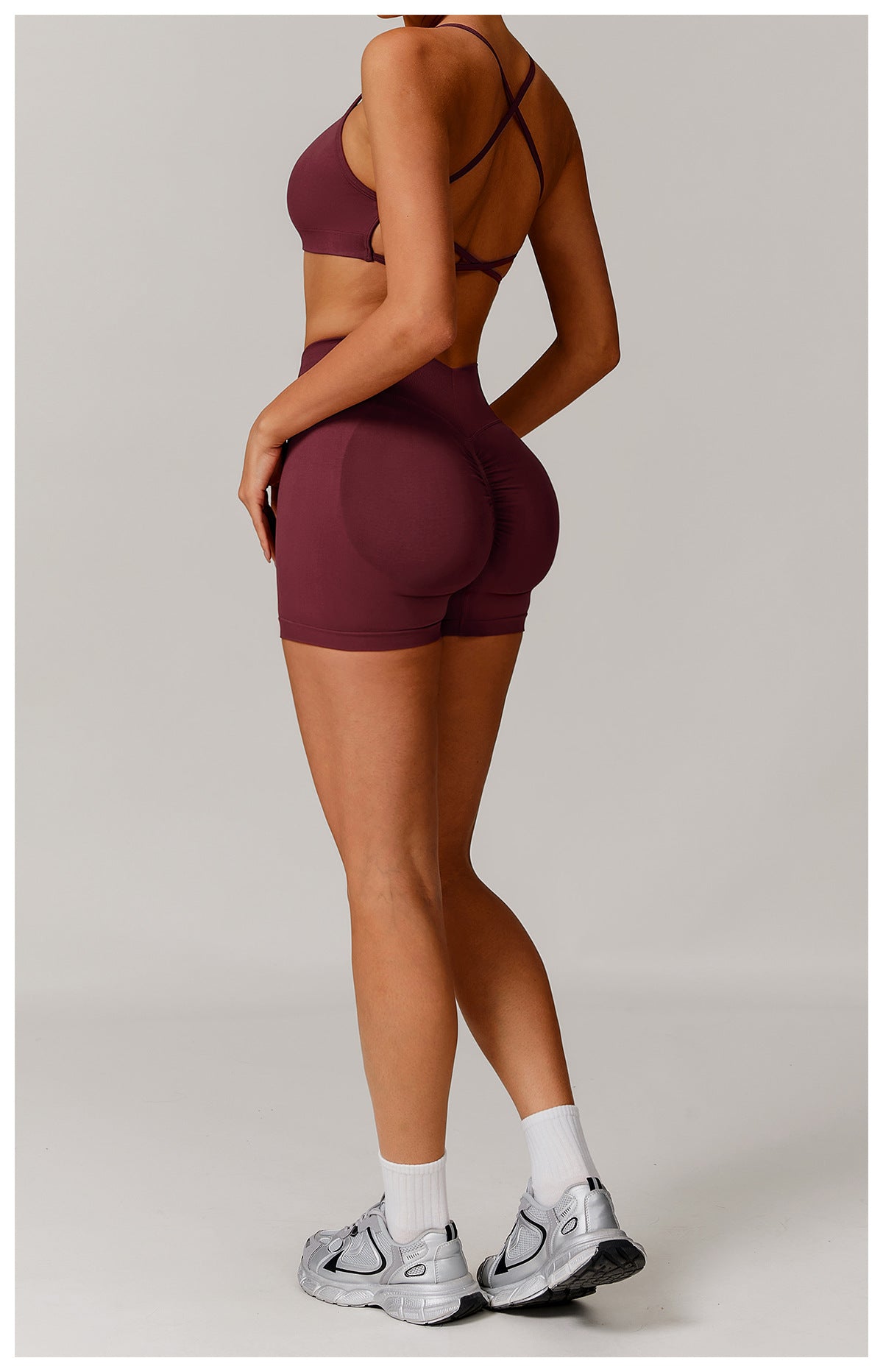 Cherry Sculpt Sports Bra