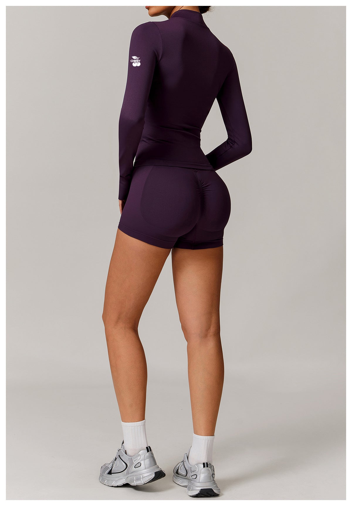 Plum Sculpt Shorts