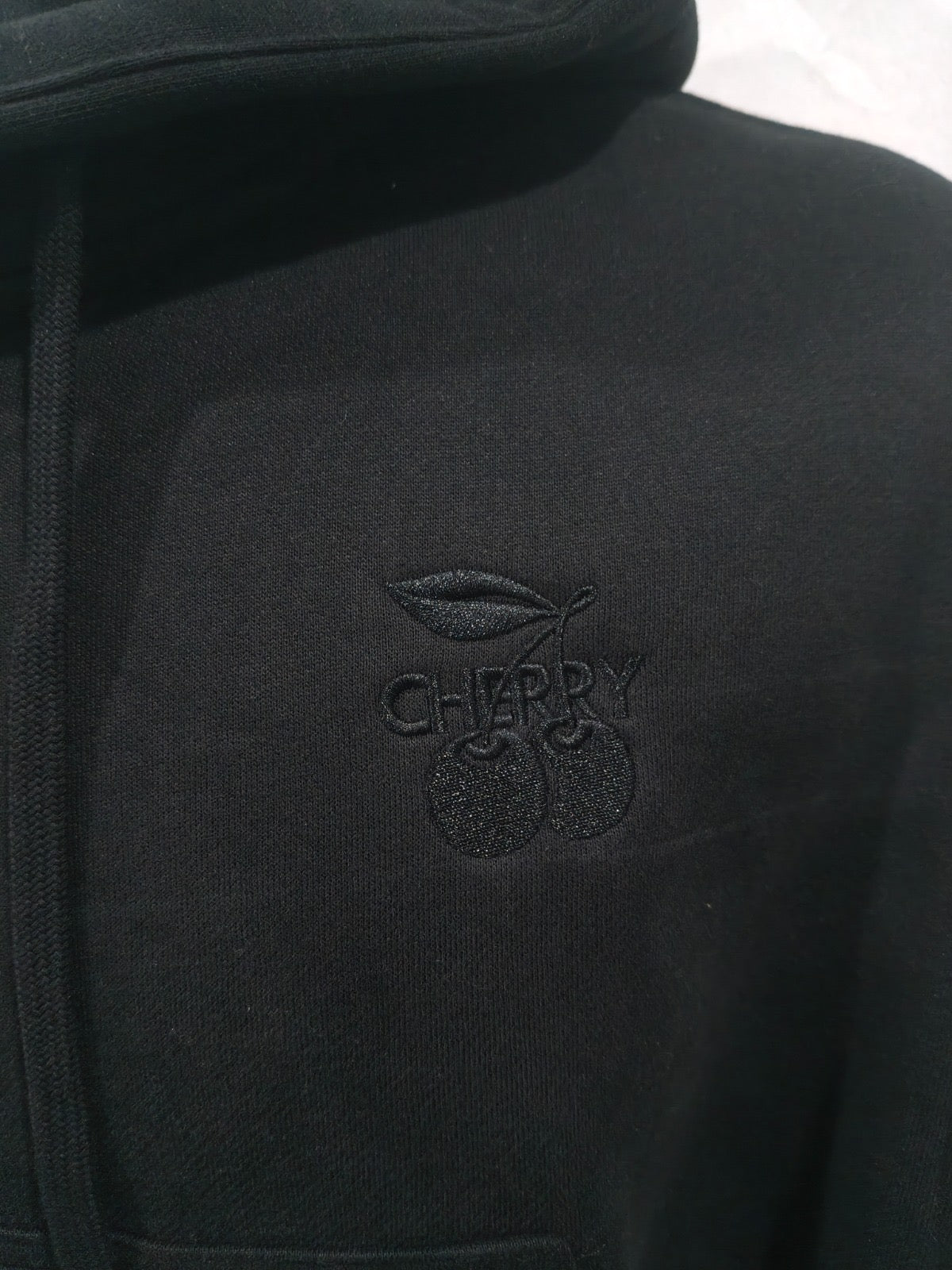 Heavy Cotton Zip Hoodie – Jet Black