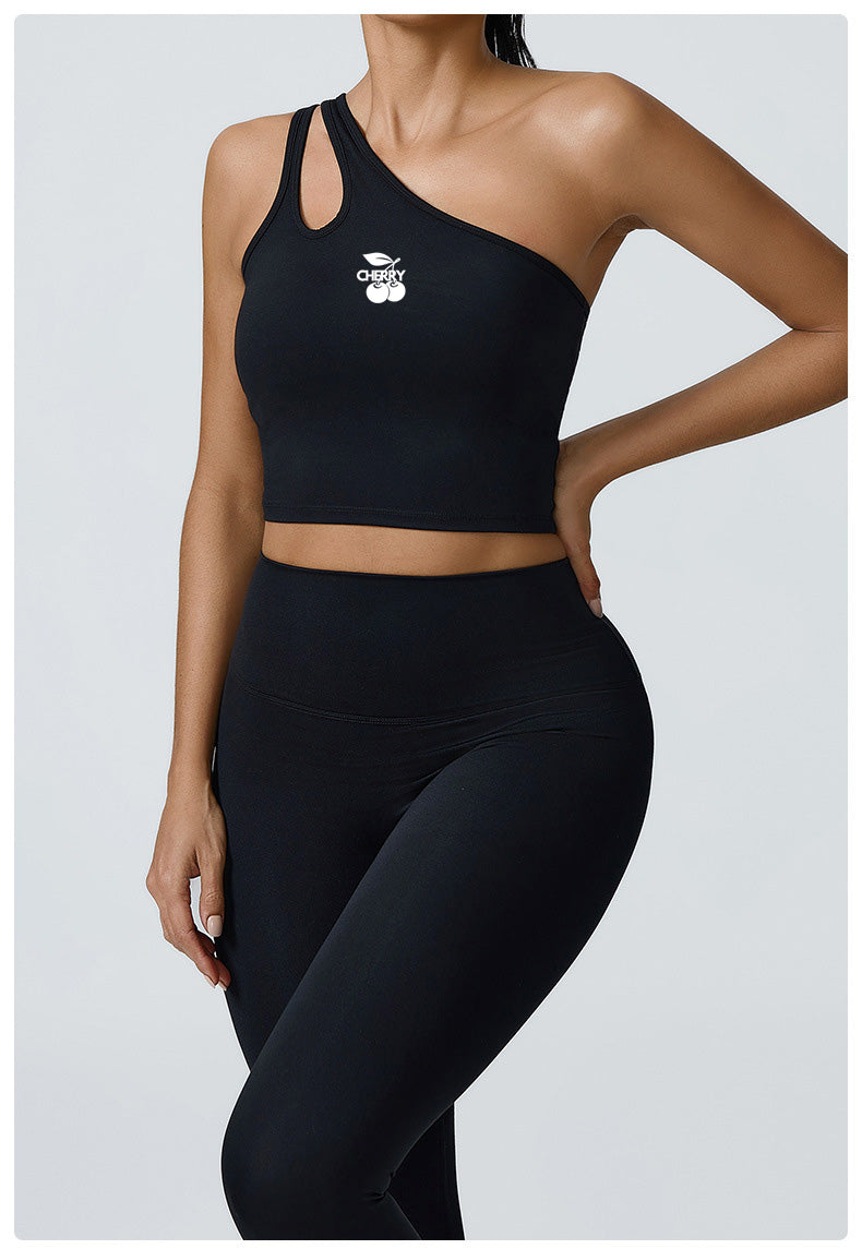 One Shoulder Crop Top