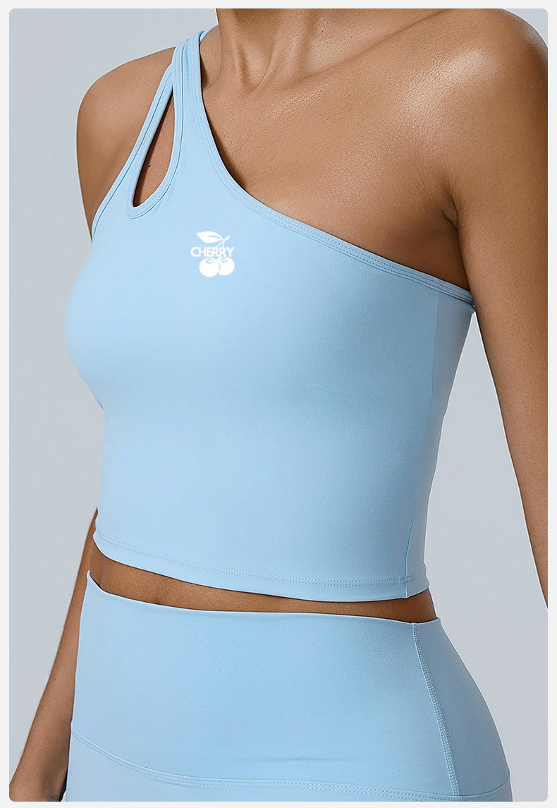 One Shoulder Crop Top