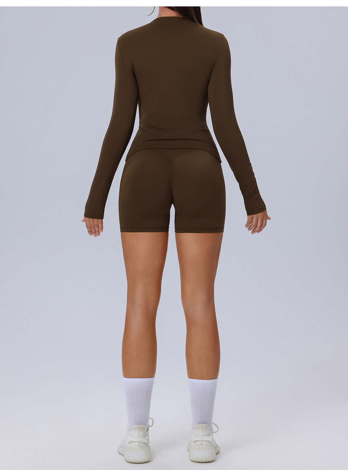 Brown Long Sleeve Top