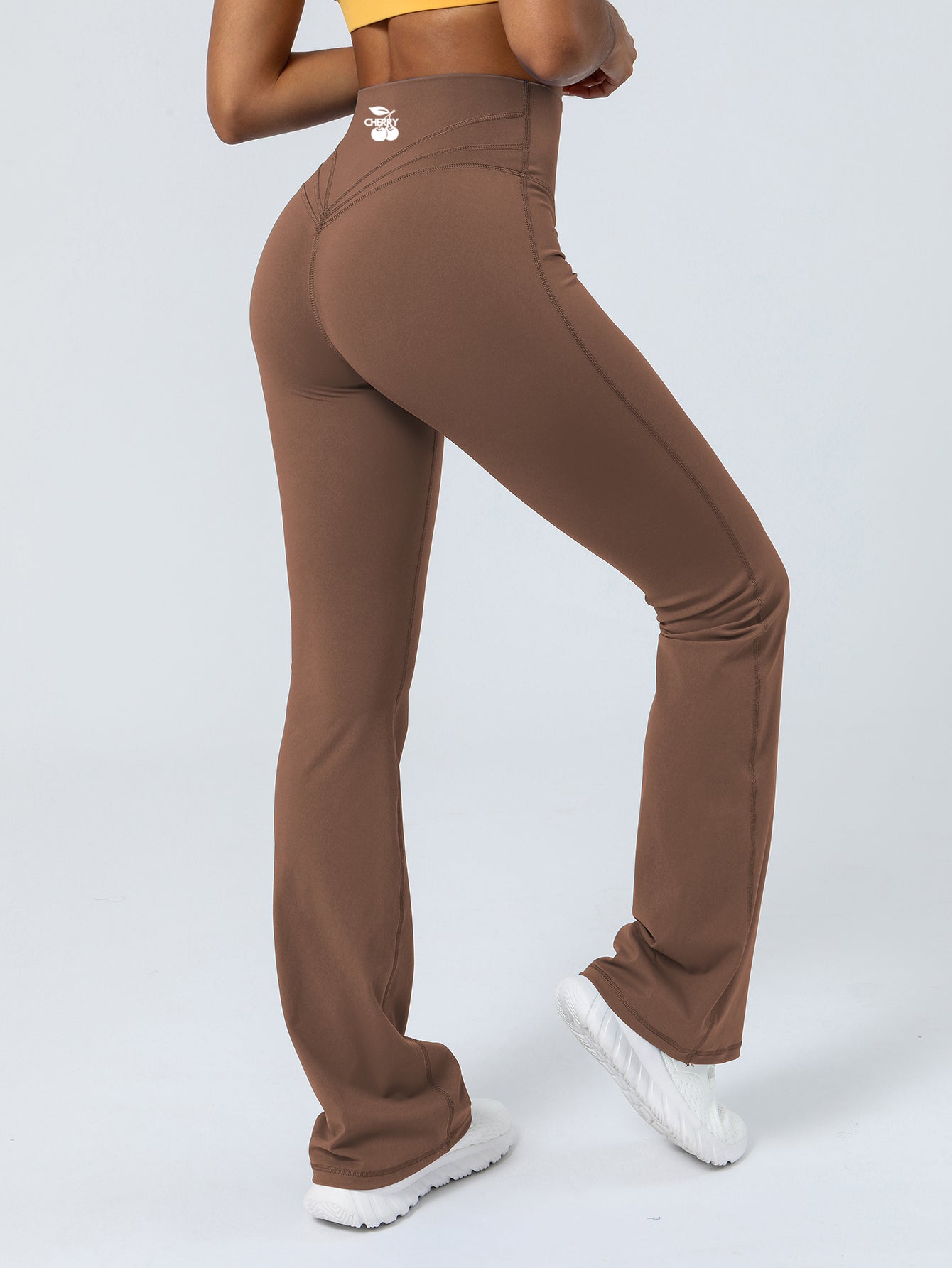 Brown ICONIC Flare Leggings