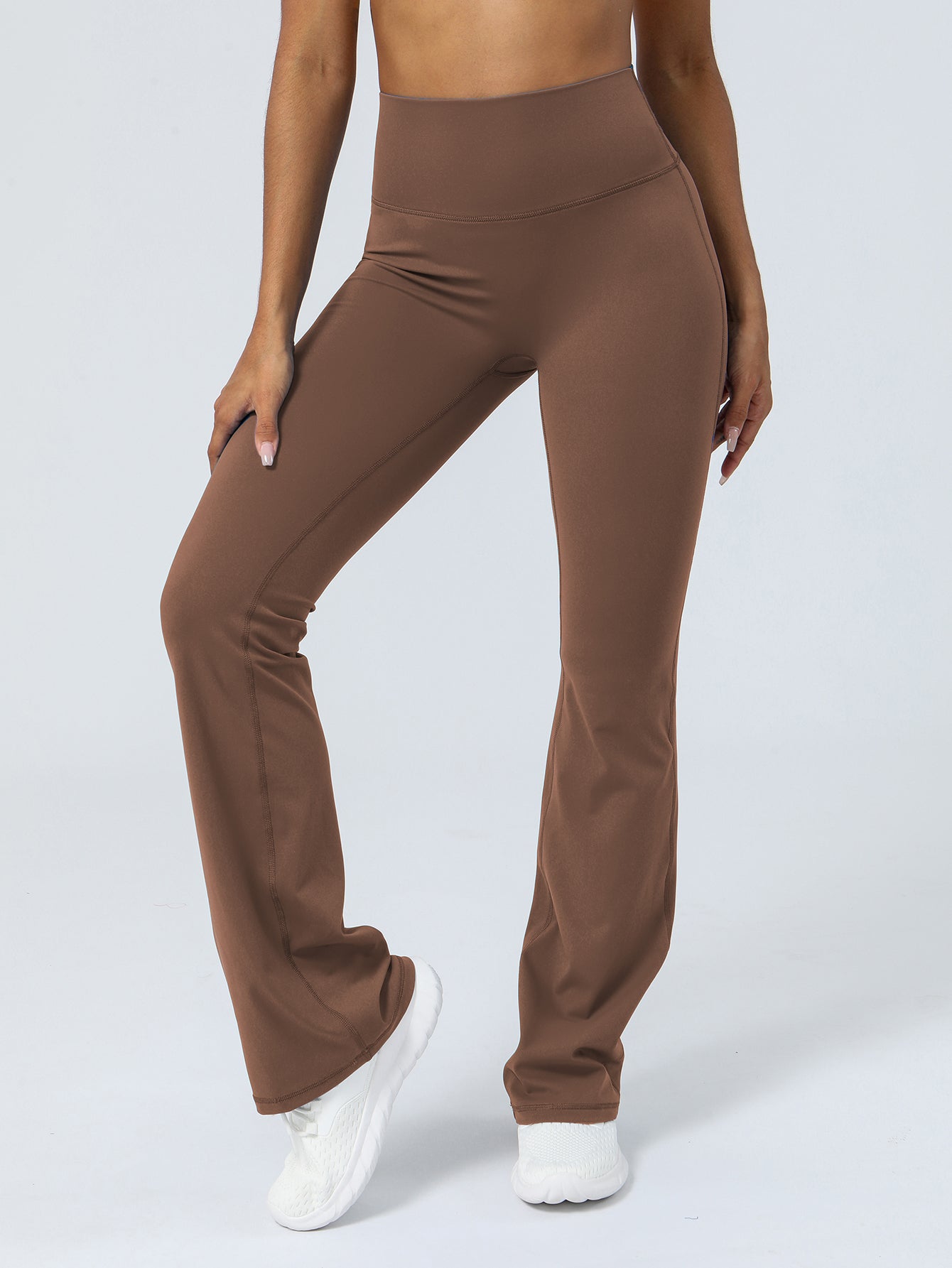 Brown ICONIC Flare Leggings
