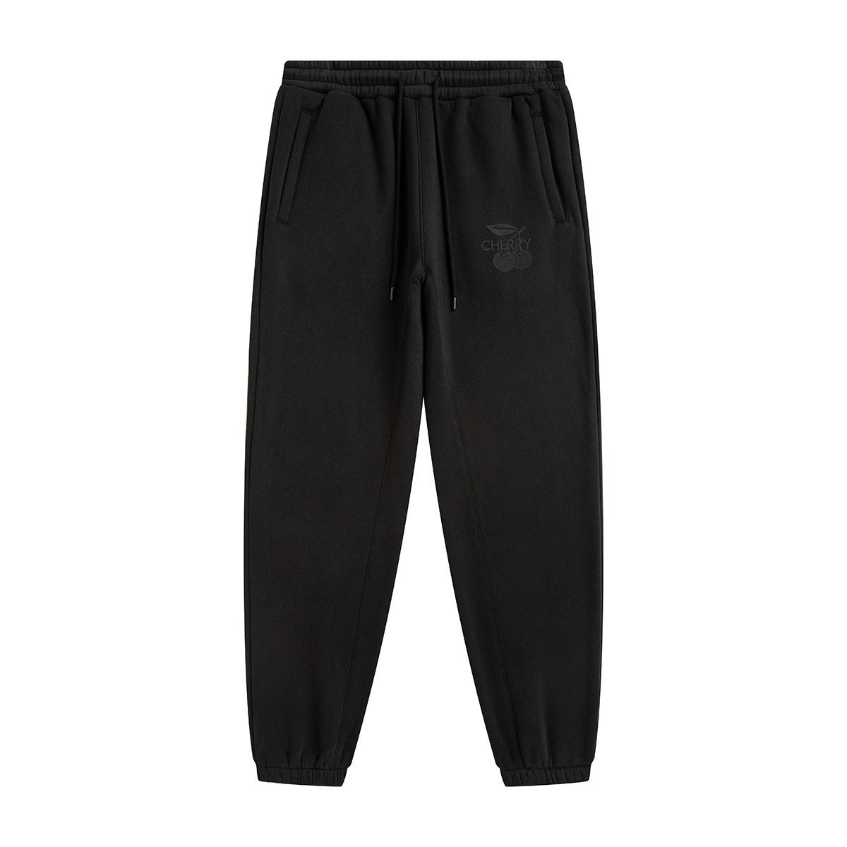 Heavy Cotton Joggers – Jet Black