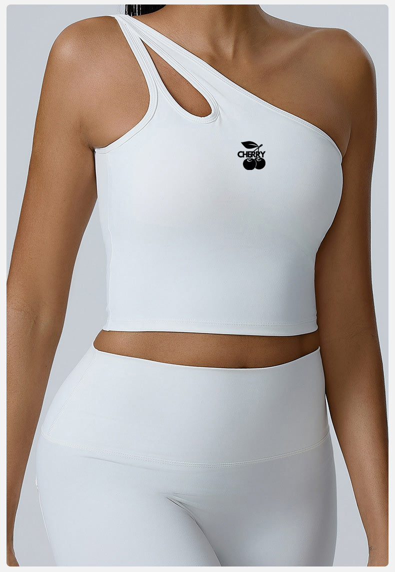 One Shoulder Crop Top