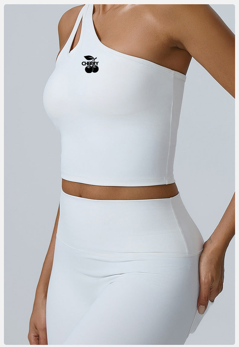One Shoulder Crop Top