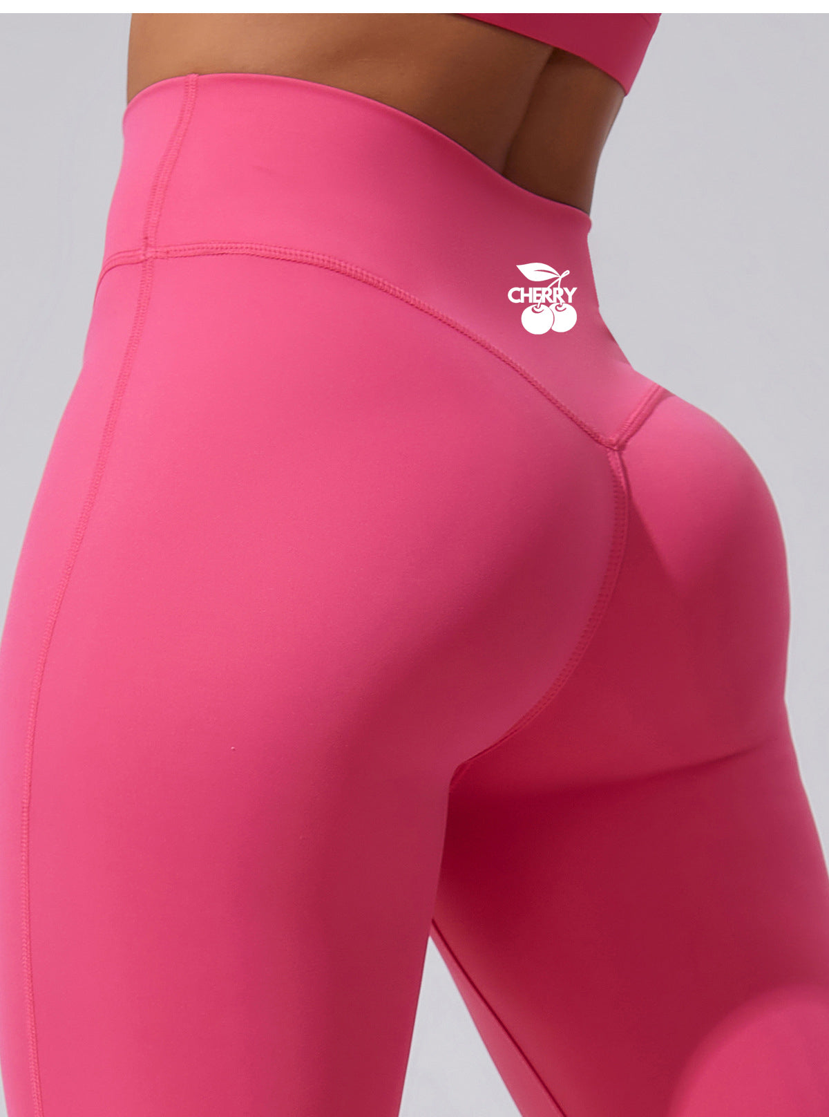 Pink Scrunch Leggings