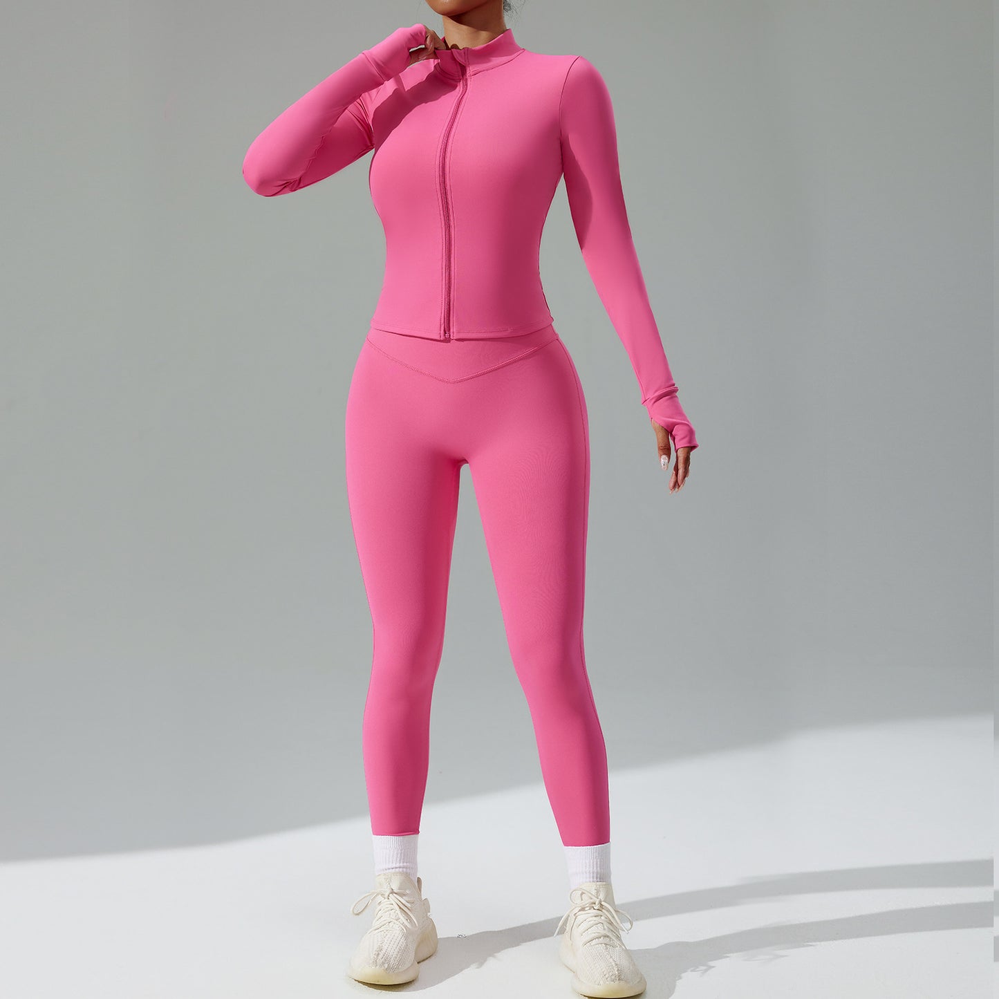 Pink Scrunch Leggings