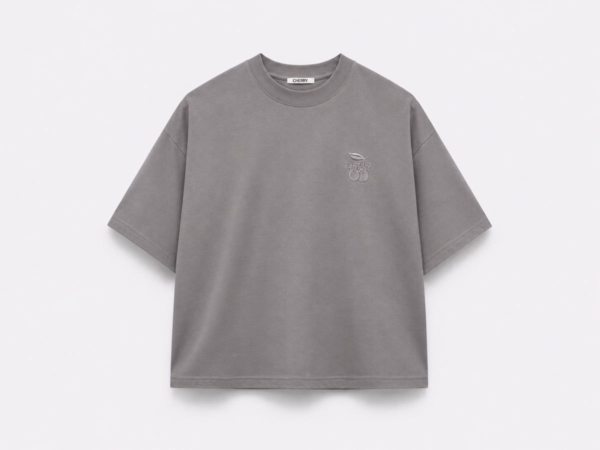 Cherry Oversized Cotton T-Shirt
