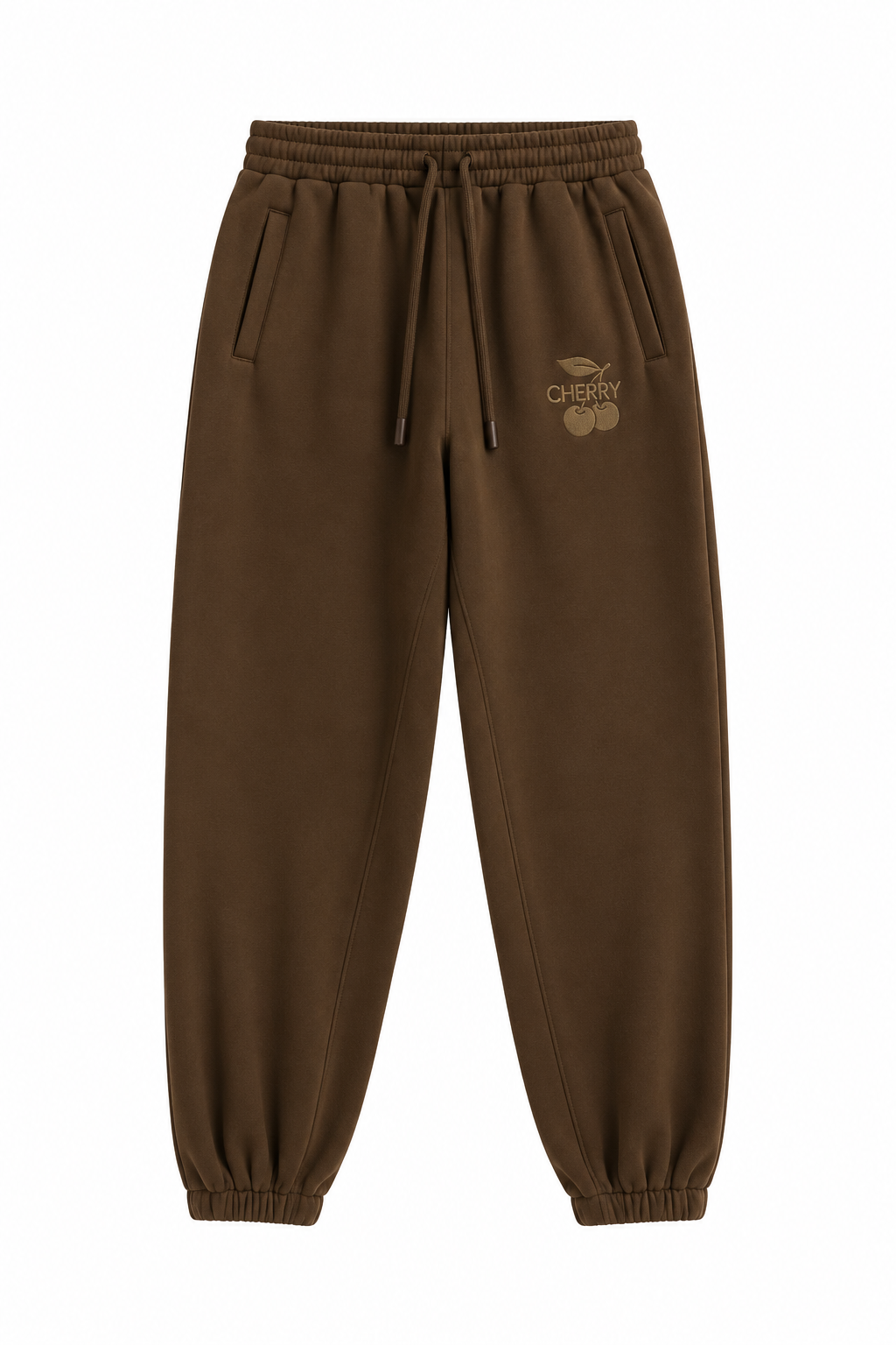 Heavy Cotton Joggers – Chocolate Brown
