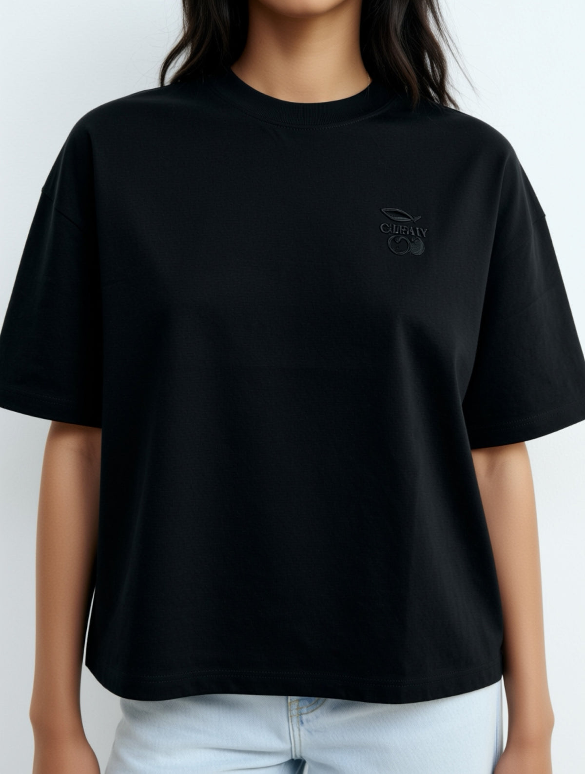 Cherry Oversized Cotton T-Shirt