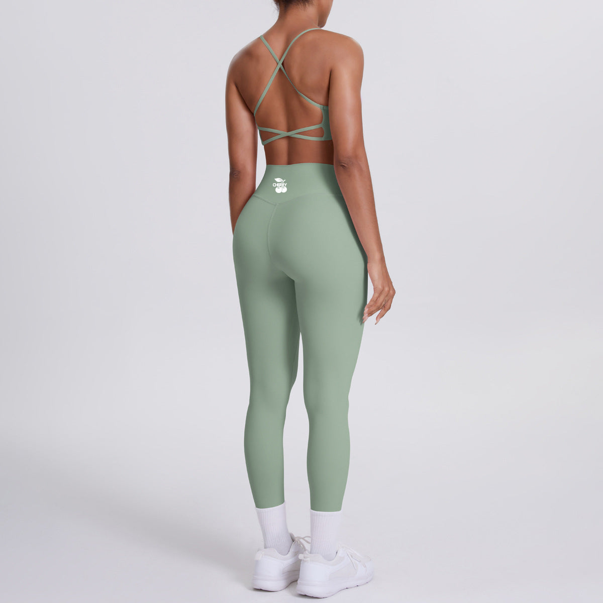 Sage Seamless Sports Bra