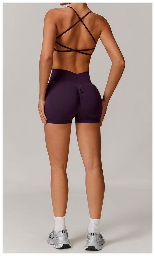 Plum Sculpt Sports Bra