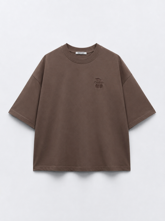 Cherry Oversized Cotton T-Shirt