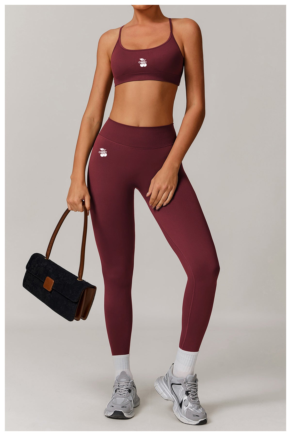 Cherry Sculpt Sports Bra