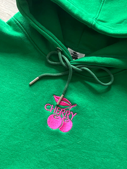 Green Crop Hoodie
