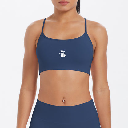 Navy Seamless Sports Bra