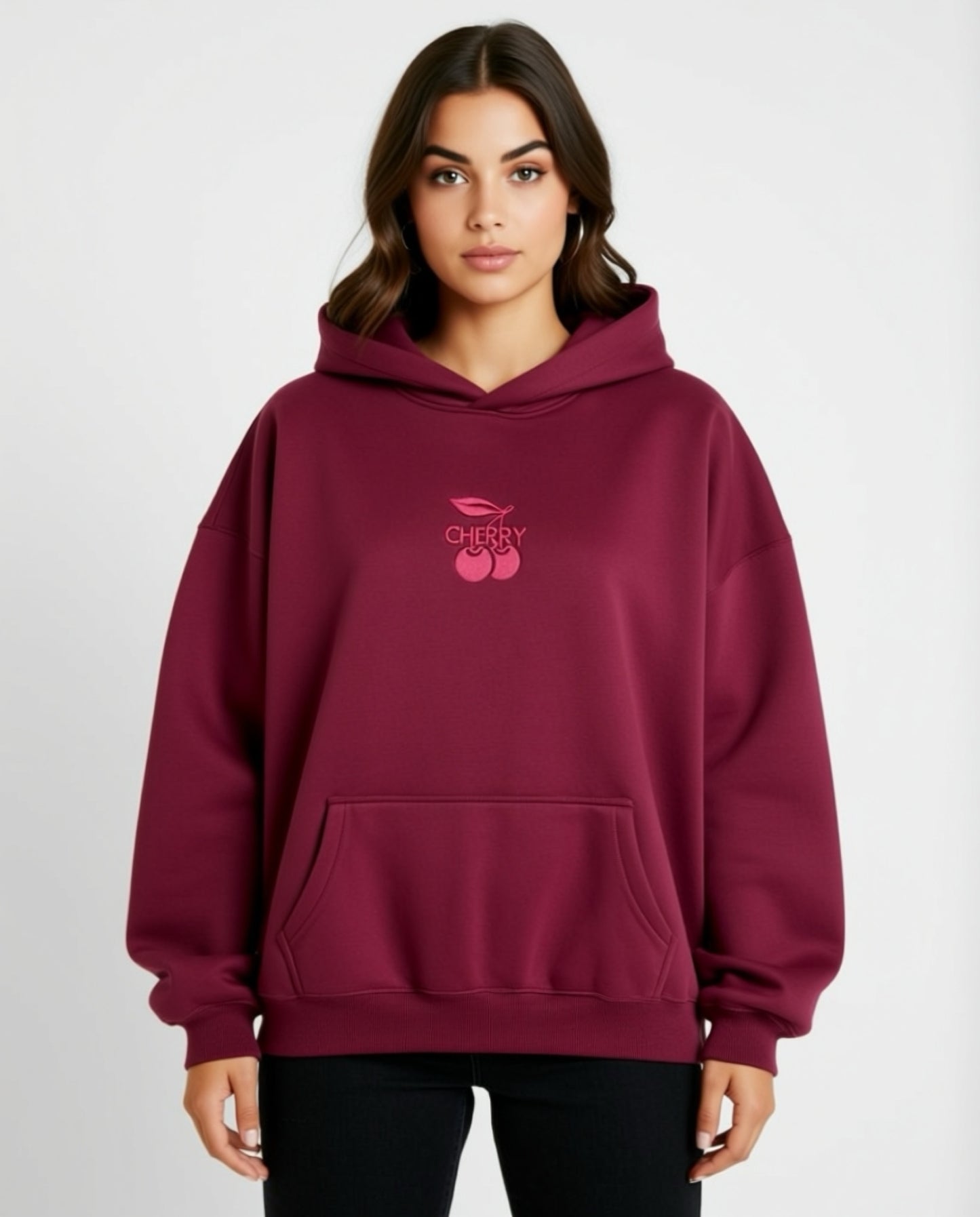 Adult Cherry Oversized Hoodie