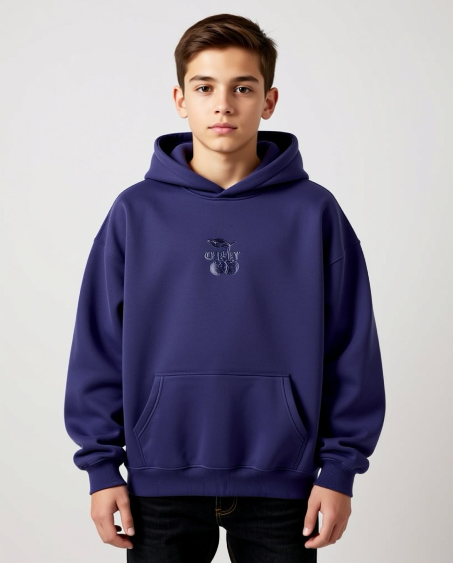 Child Navy Oversized Hoodie