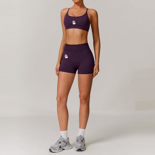 Plum Sculpt Shorts