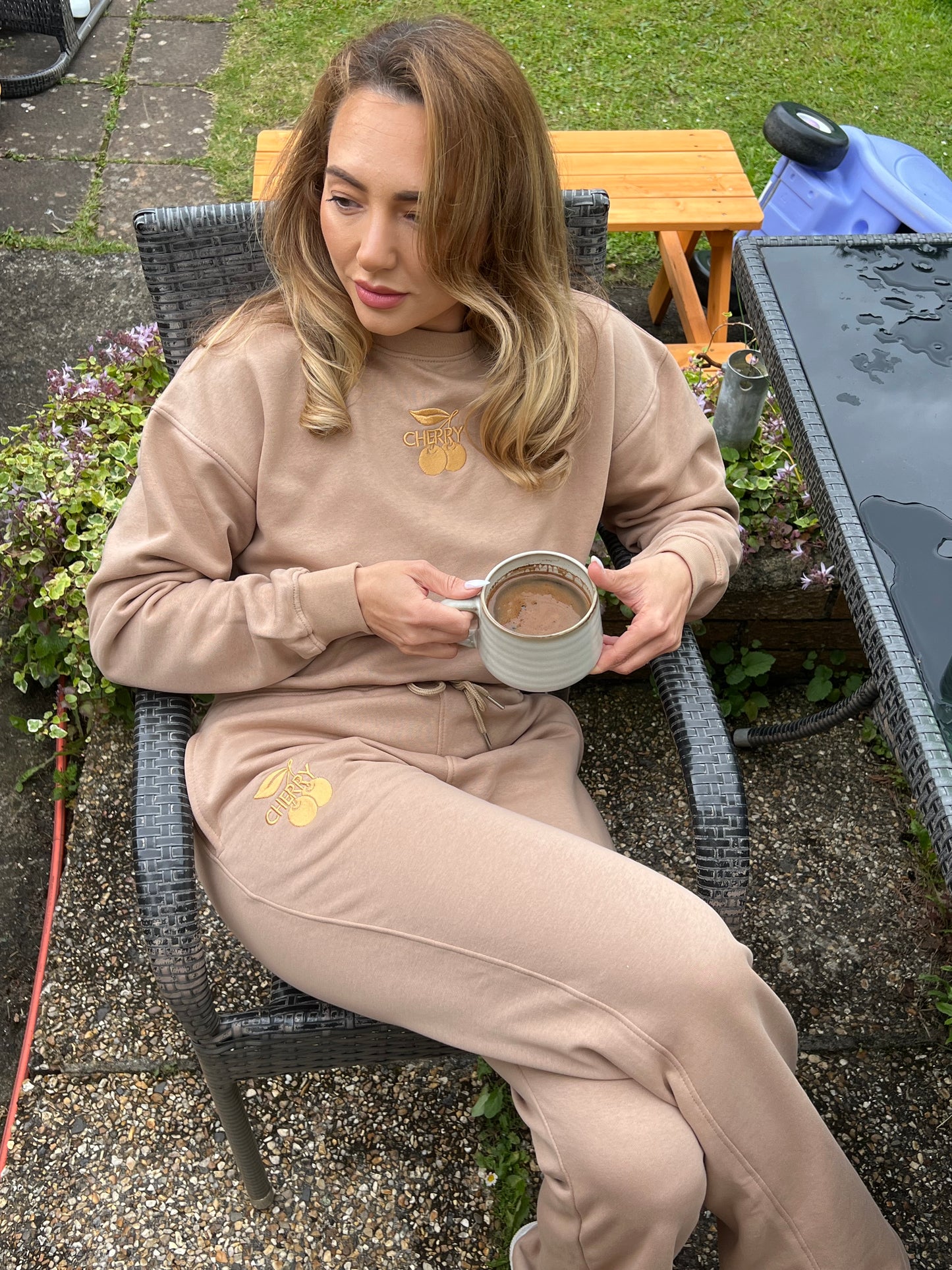 Beige Sweatpants
