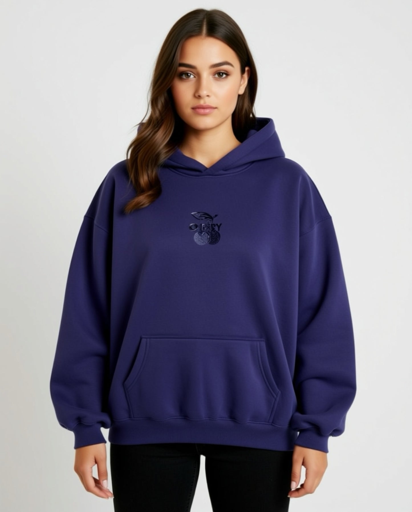 Adult Navy Oversized Hoodie