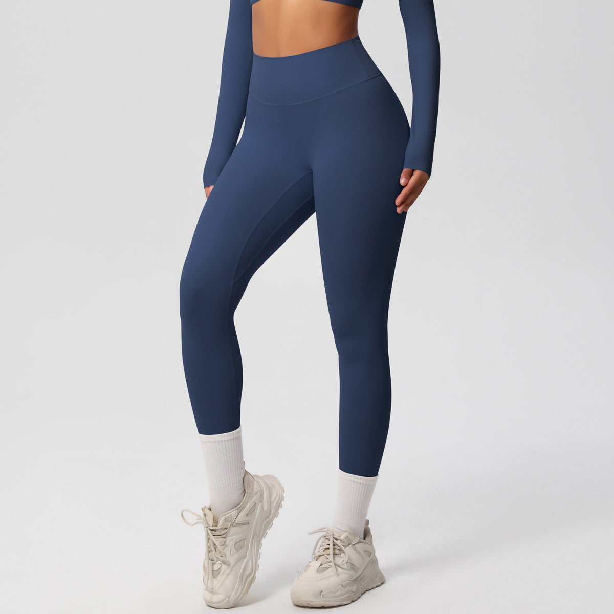 Navy Seamless Leggings