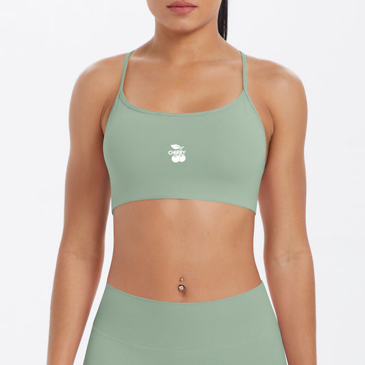Sage Seamless Sports Bra