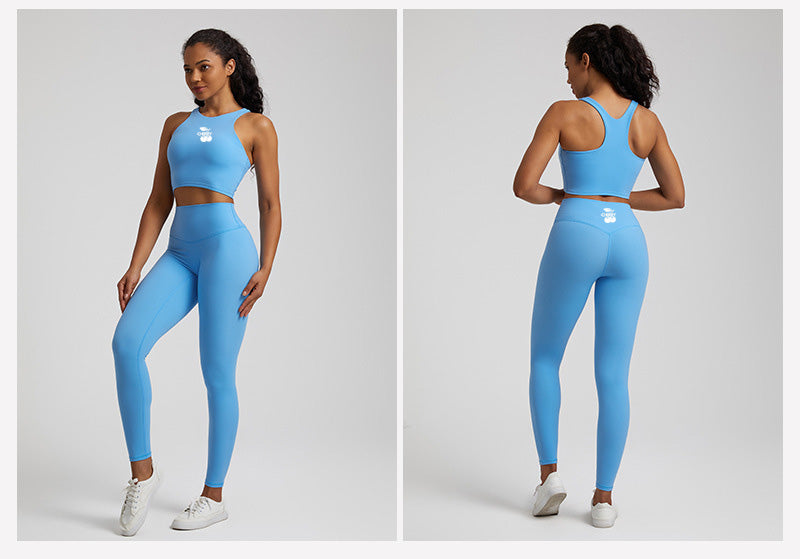 Blue Yoga Leggings – Cherry Leisurewear
