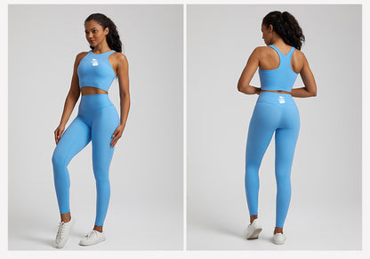 Blue Yoga Leggings