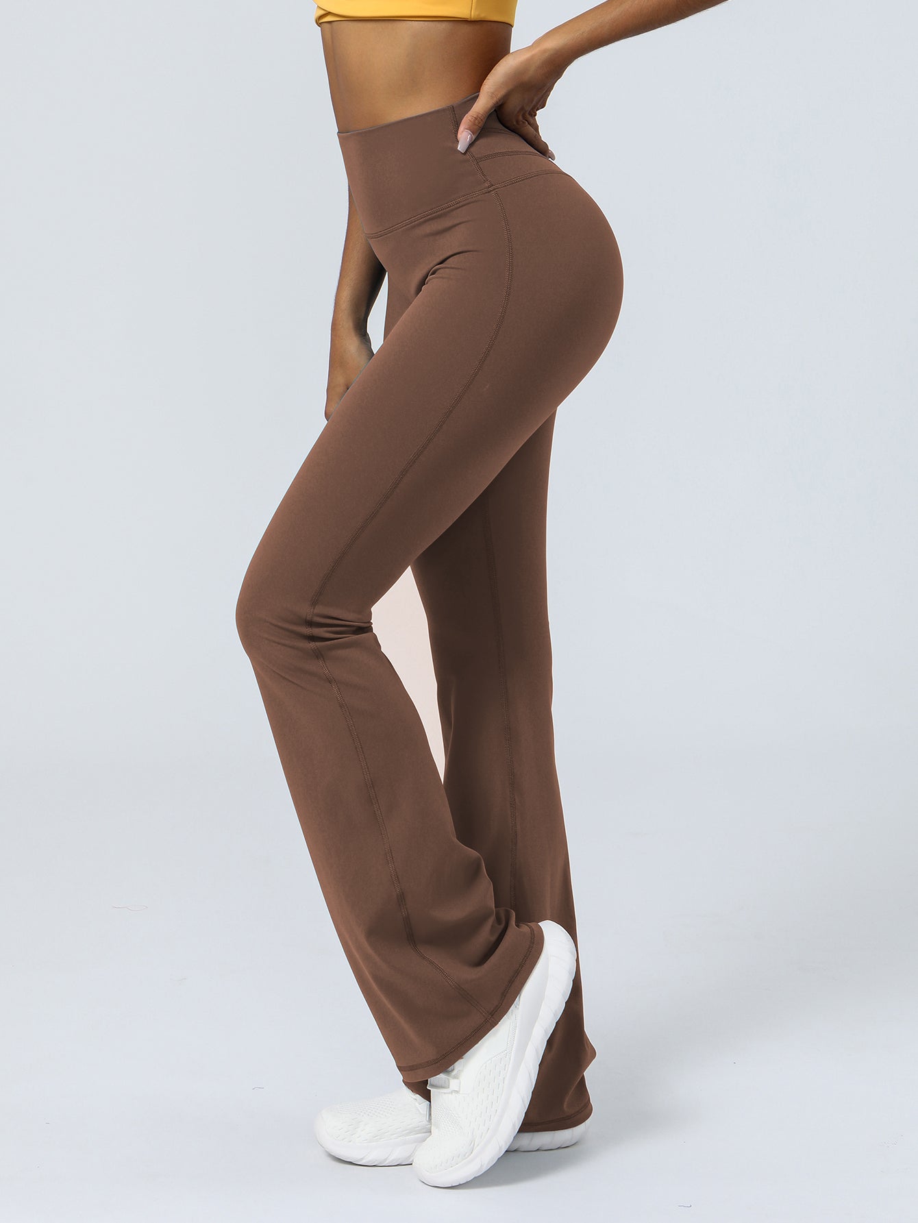 Brown ICONIC Flare Leggings