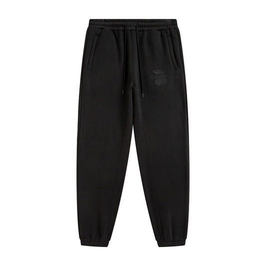Heavy Cotton Joggers – Jet Black
