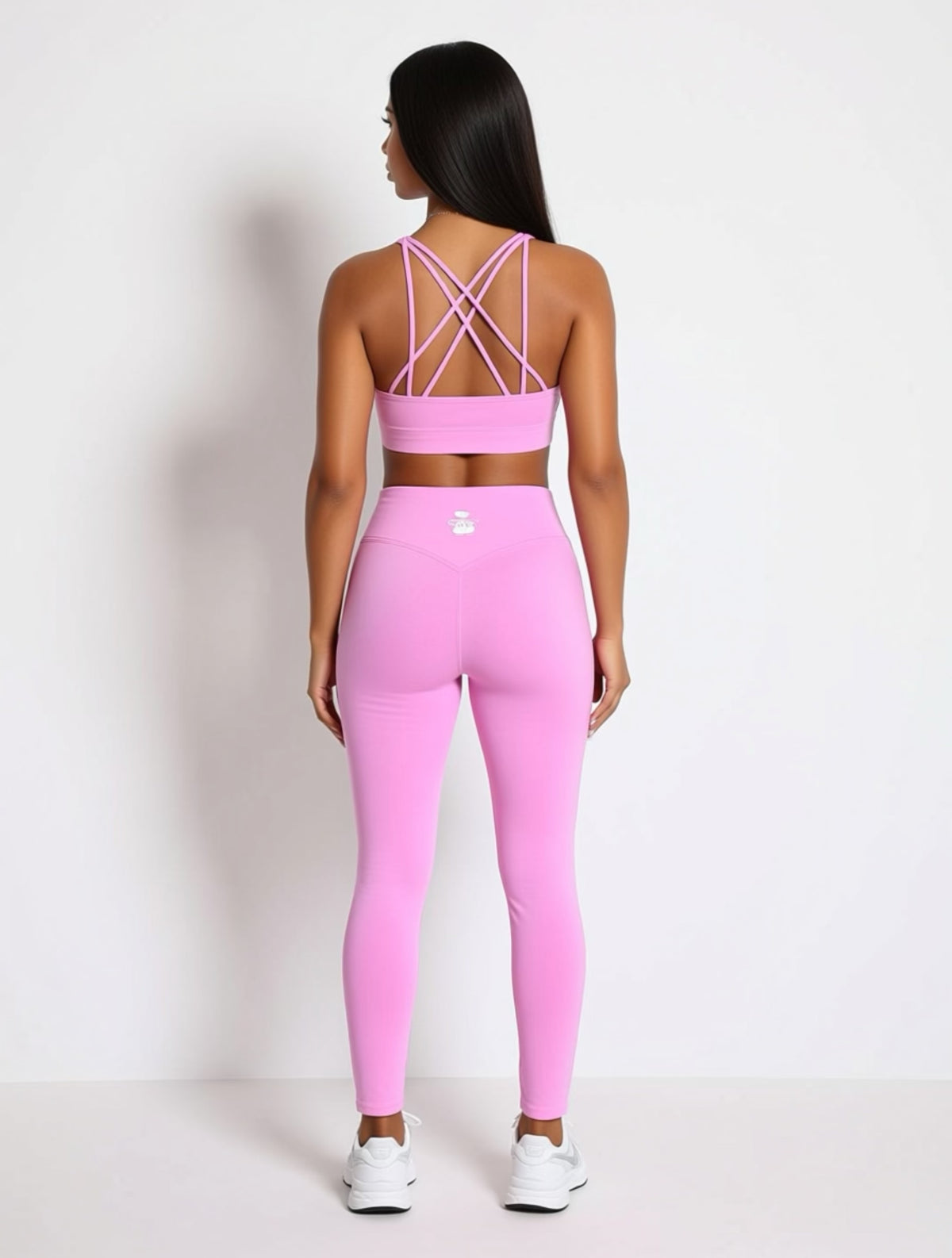 Cherry Butter Soft High Waisted Leggings – Baby Pink