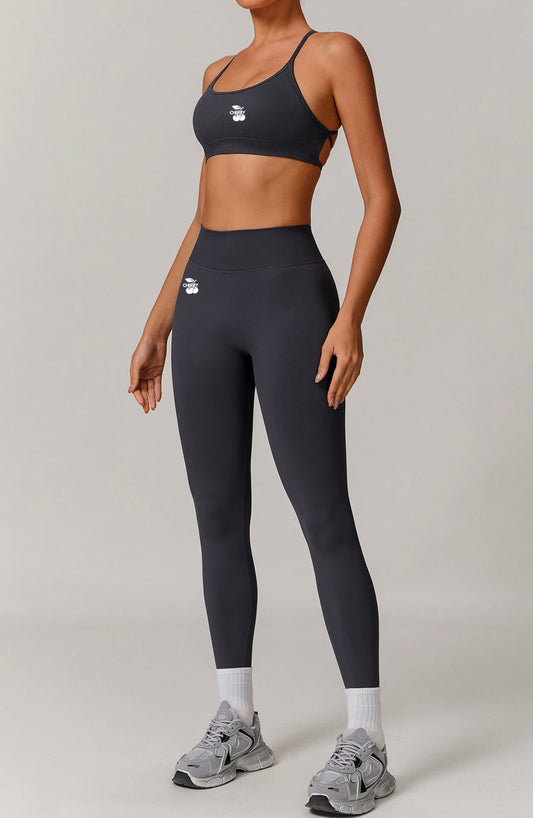 Grey Sculpt Sports Bra