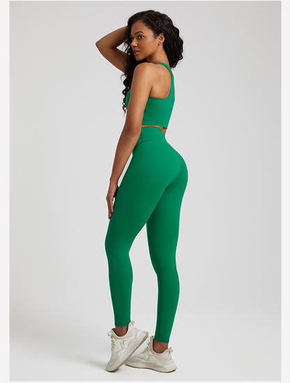 Green Yoga Leggings