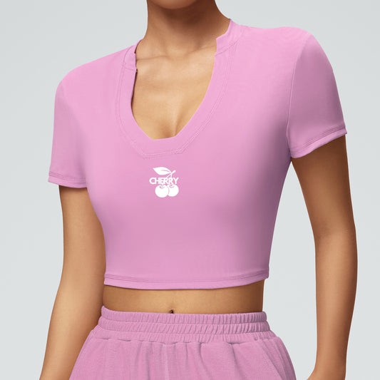 Pink Crop Top