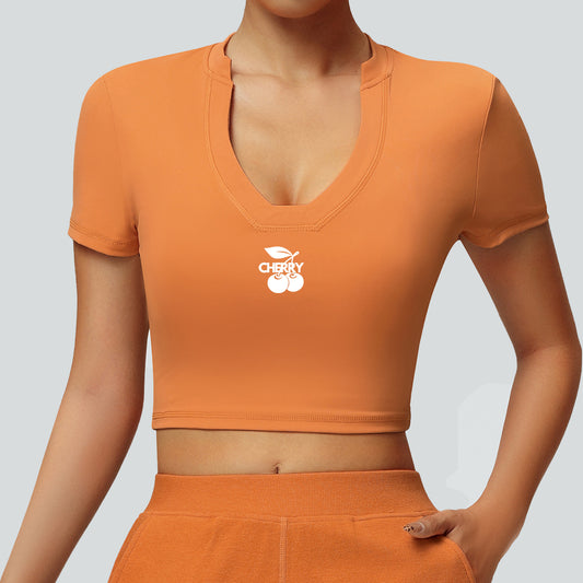 Orange Crop Top