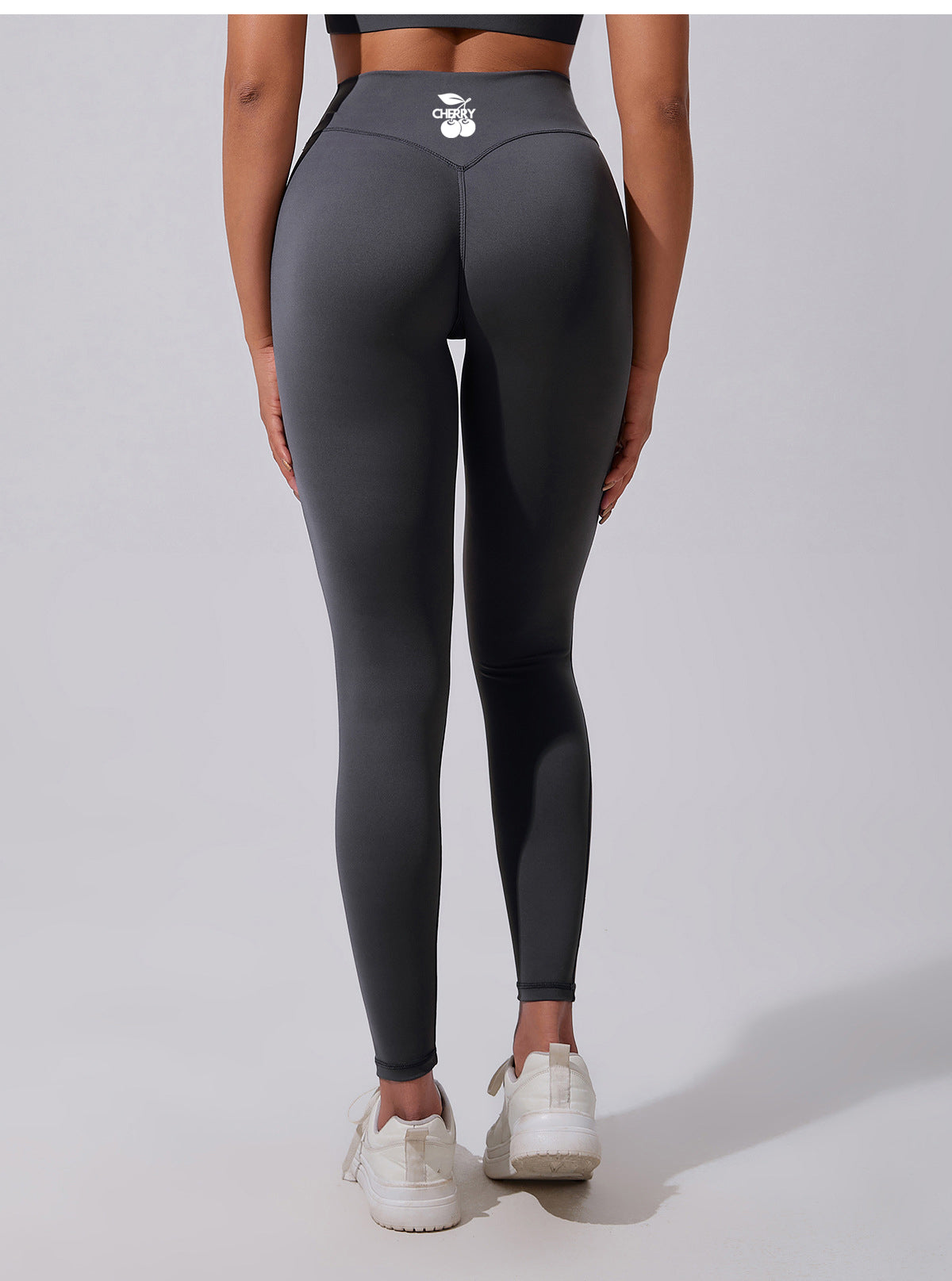 Grey Scrunch Leggings