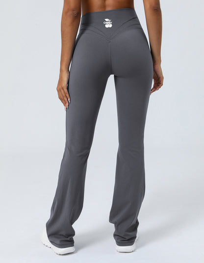 Gray ICONIC Flare Leggings