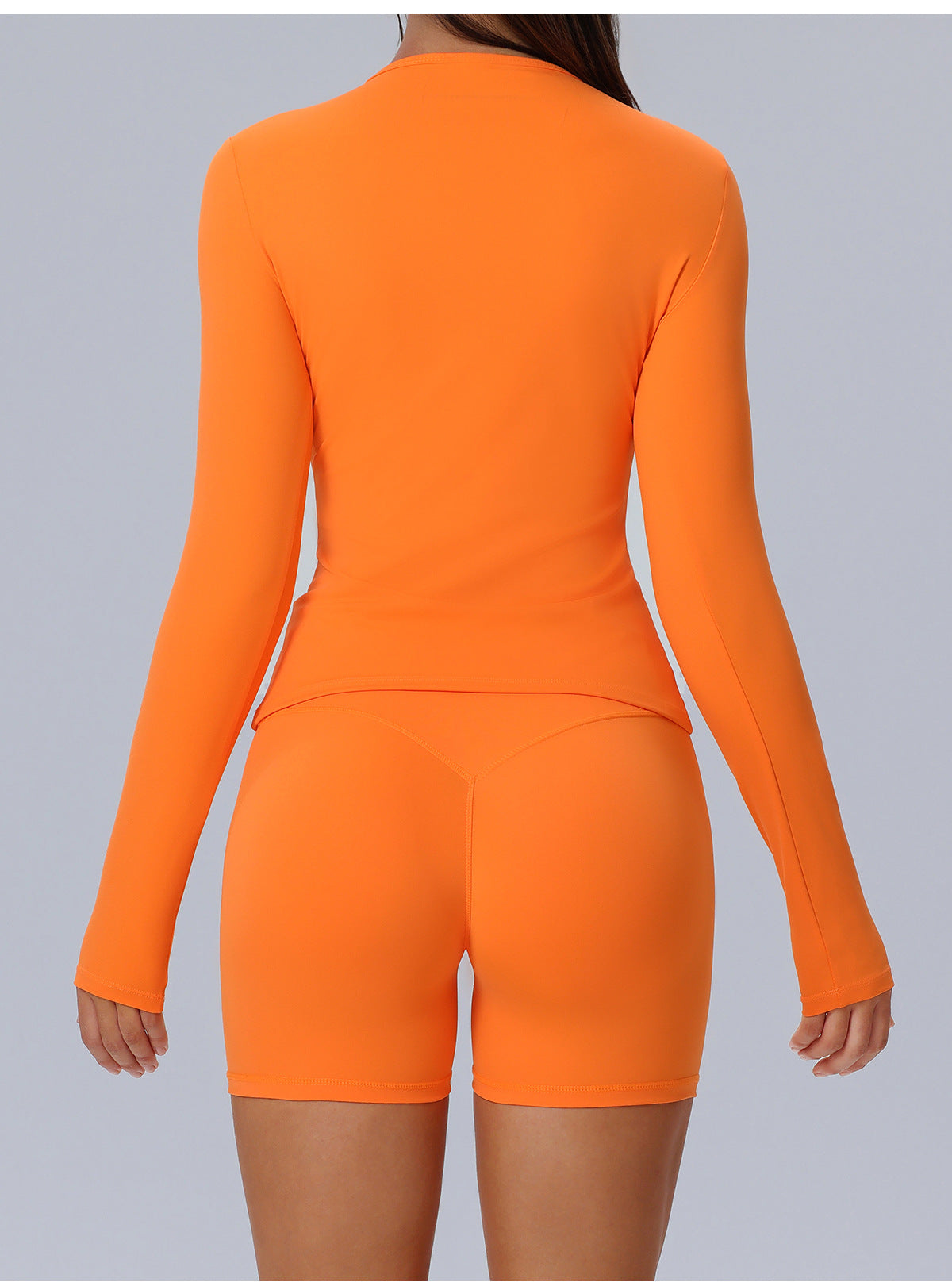 Orange Long Sleeve Top