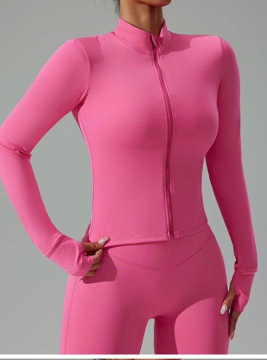 Pink Zip Up Jacket